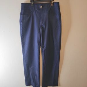 Behrest Men's 100% WOOL Straight-Leg Jeans in Navy Blue 34/29